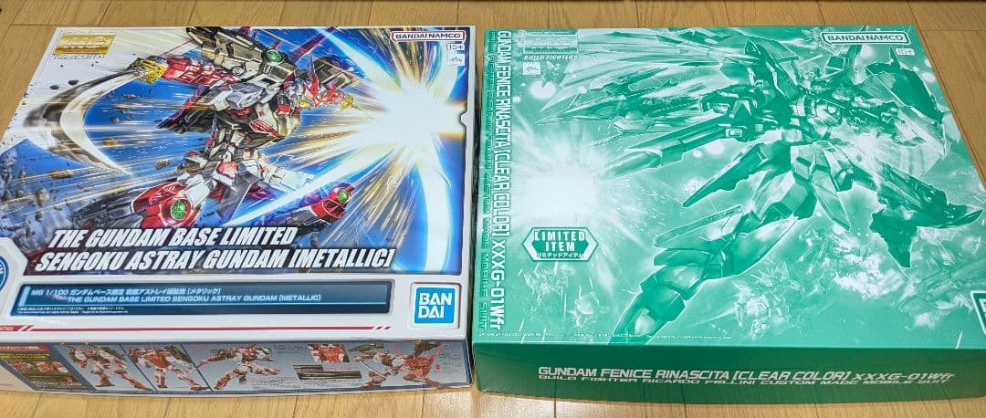 【新品】MG戦国アストレイ頑駄無 メタリック、フェニーチェリナーシタ クリア