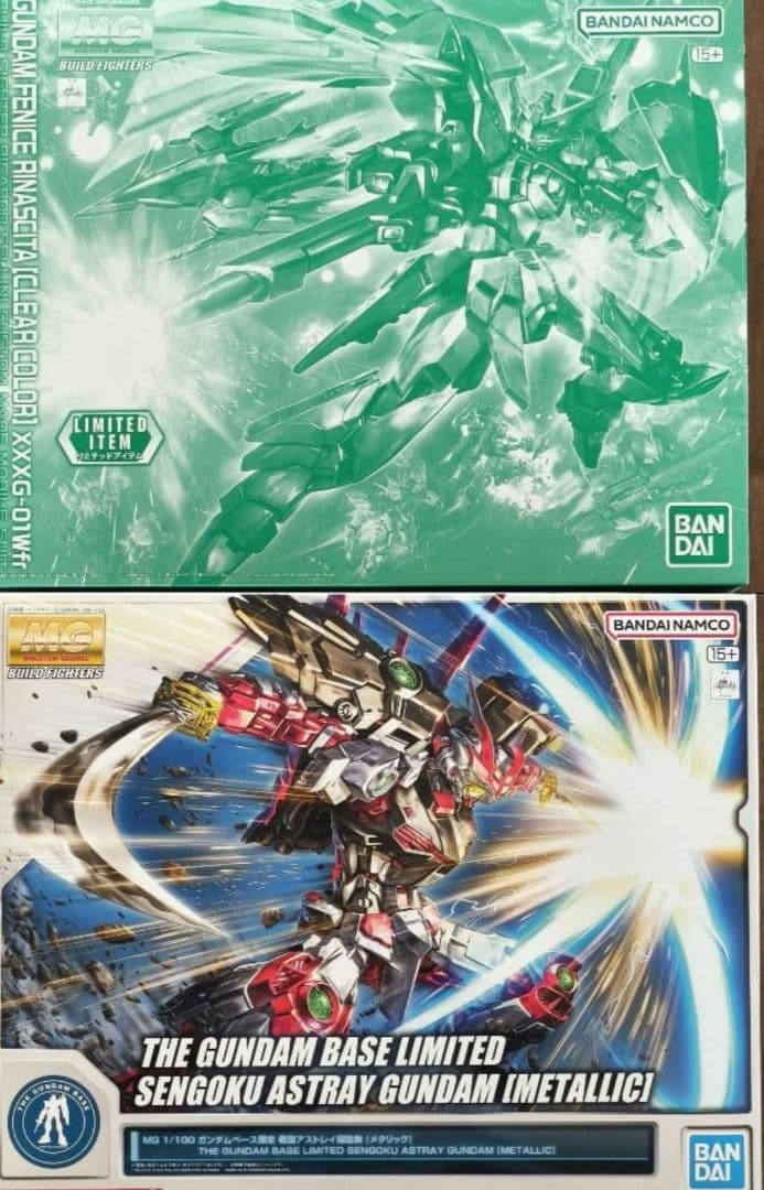 【新品】MG戦国アストレイ頑駄無 メタリック、フェニーチェリナーシタ クリア