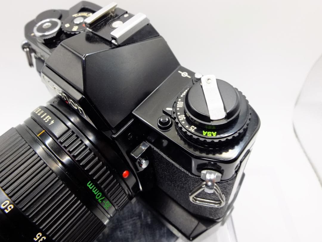 【実写確認済整備品】キャノンAV-1ブラック／ニューFD35-70mmf4付