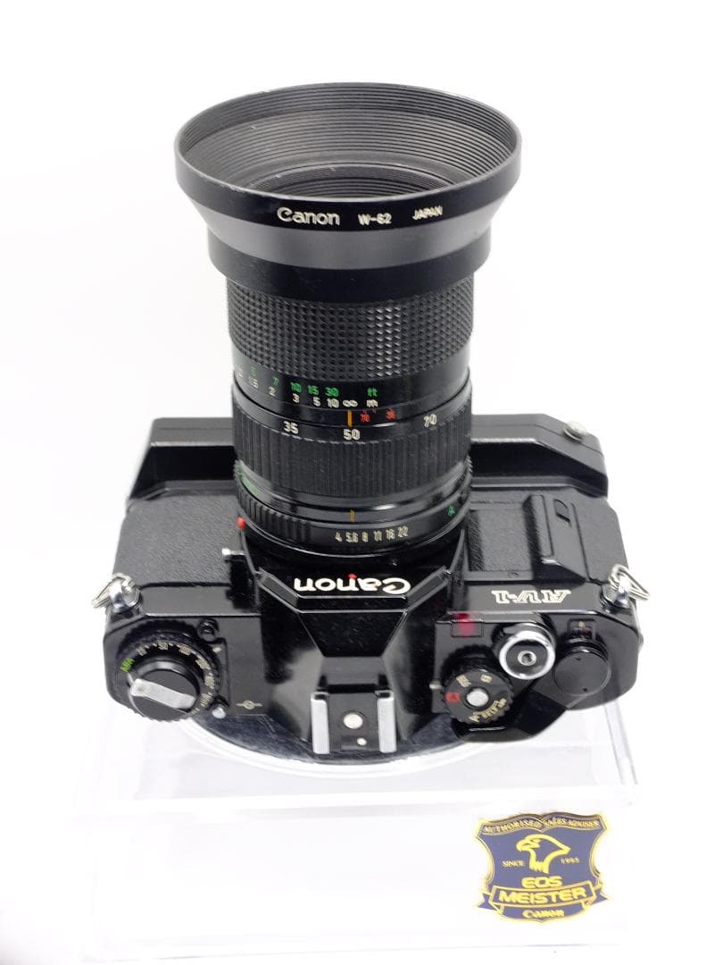 【実写確認済整備品】キャノンAV-1ブラック／ニューFD35-70mmf4付