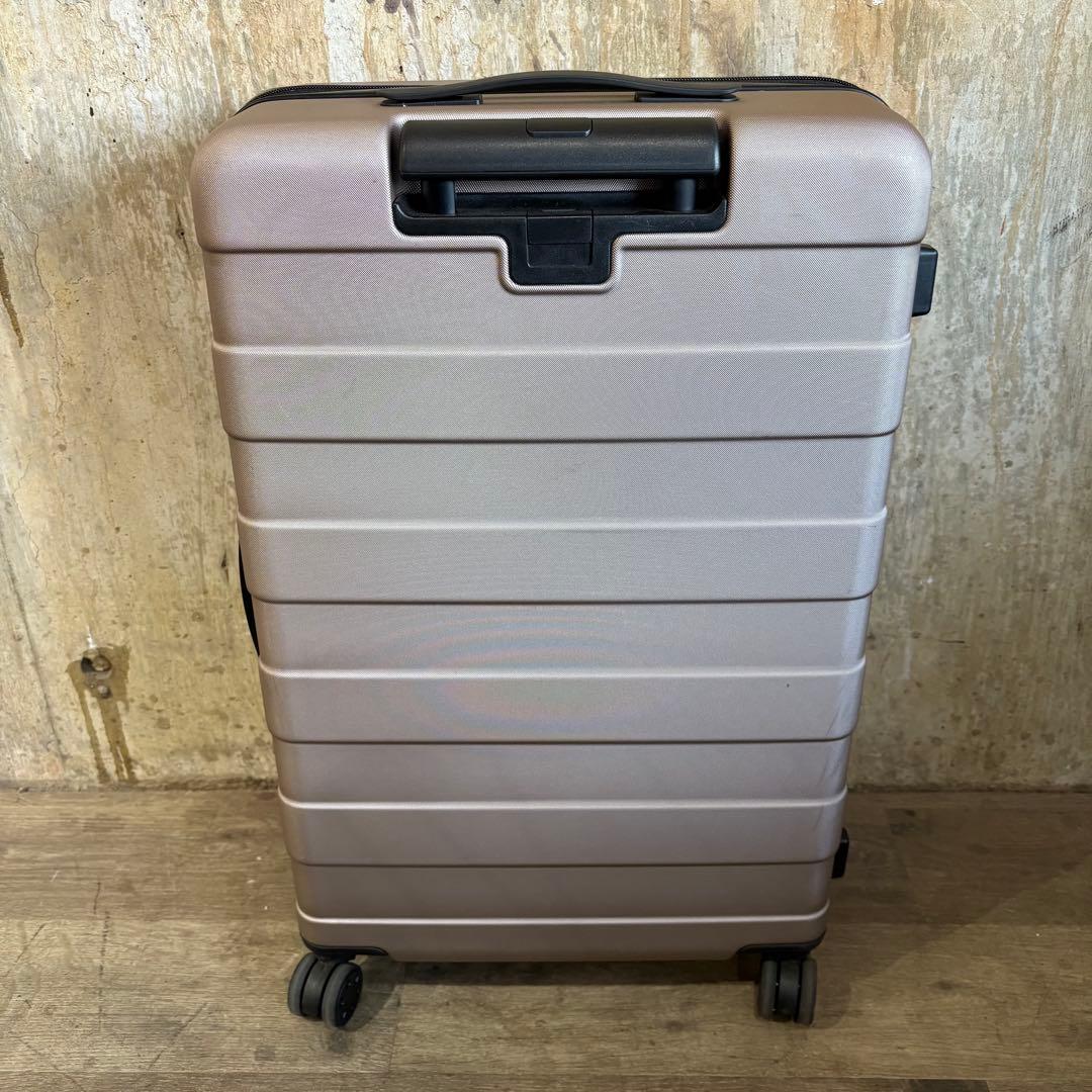 無印良品　キャリーバーの高さを自由に調節できる ハードキャリーケース 63L