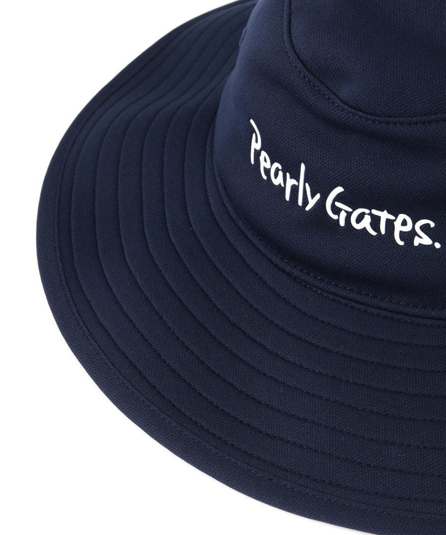 新品PEARLY GATESパーリーゲイツ メッシュつば広HAT ハット