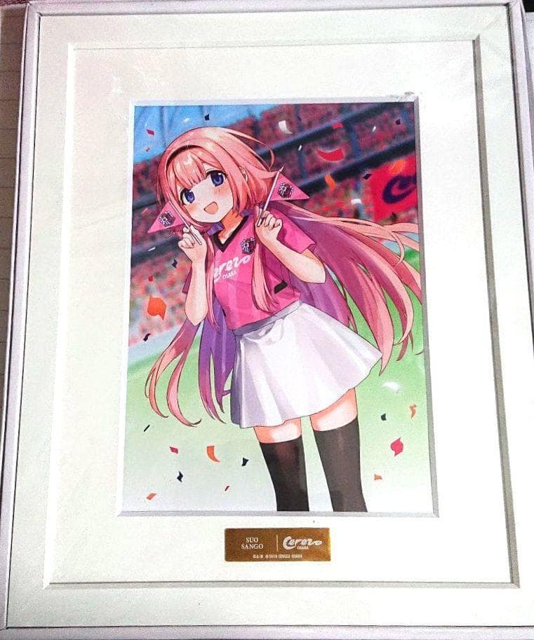 周央サンゴ J1コラボキャラファイングラフ