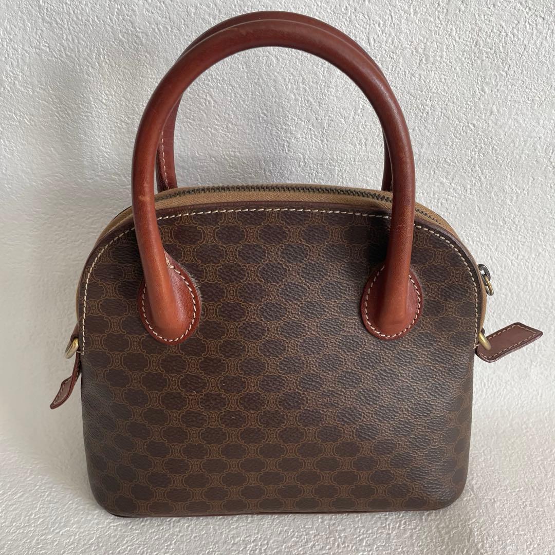 CELINE セリーヌ マカダム柄 ハンドバッグ ヴィンテージ　ジャンク