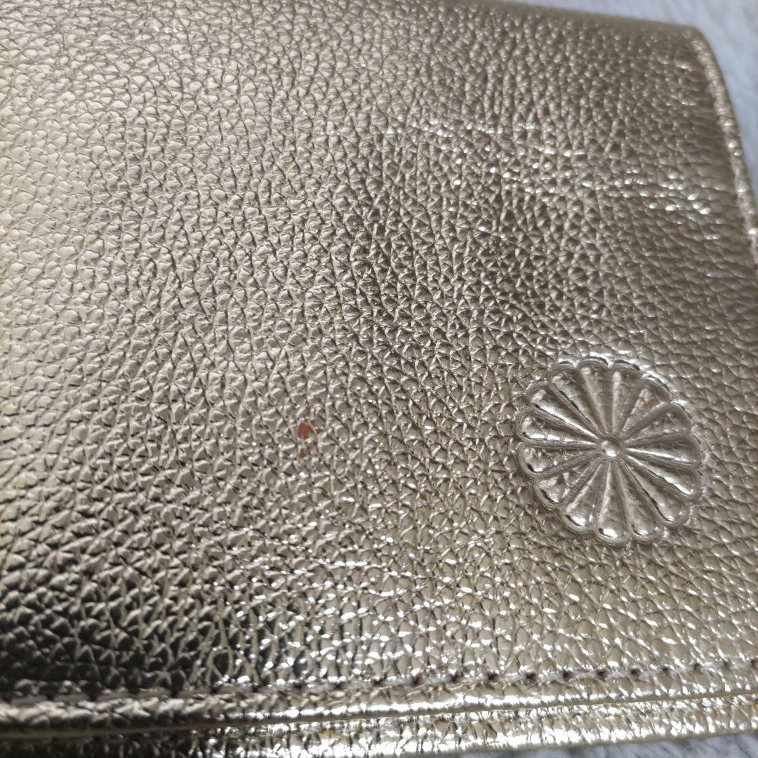 皇室　限定　長財布　折り財布　ゴールド　金