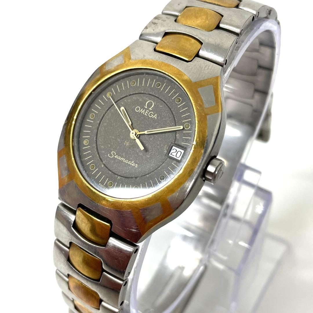 【TK】OMEGA オメガ　シーマスター　ポラリスデイト　クォーツ腕時計