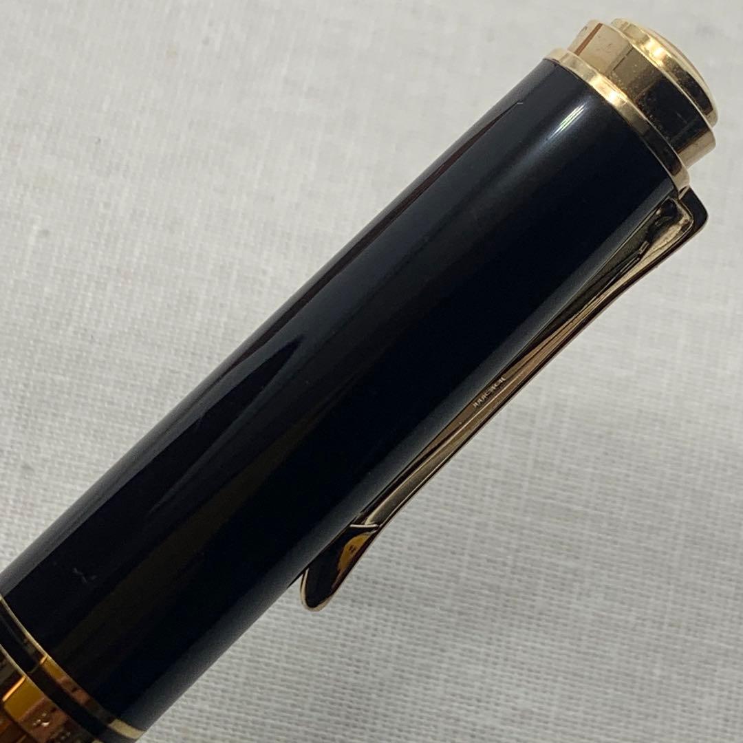 【美品】【箱備品付】ペリカン　スーベレーン　M400SE 茶縞 14C EF