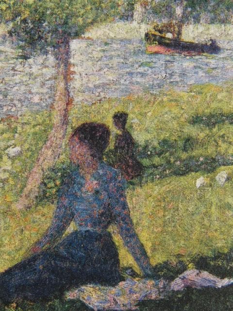 ジョルジュ・スーラ、≪グランド・ジャット島の日曜日の午後≫の習作、希少な画集より