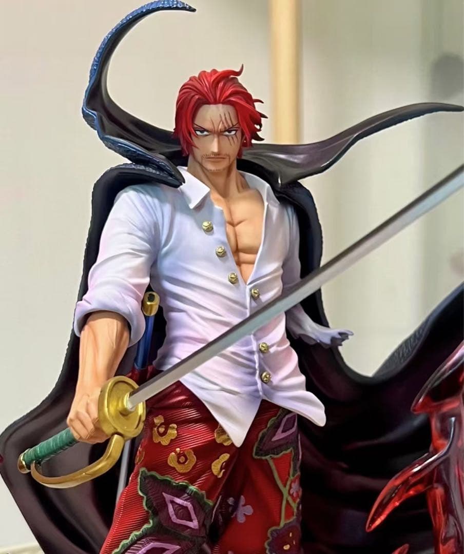 ワンピース 赤髪 シャンクス ガレージキット ガレキ スタチュー③②