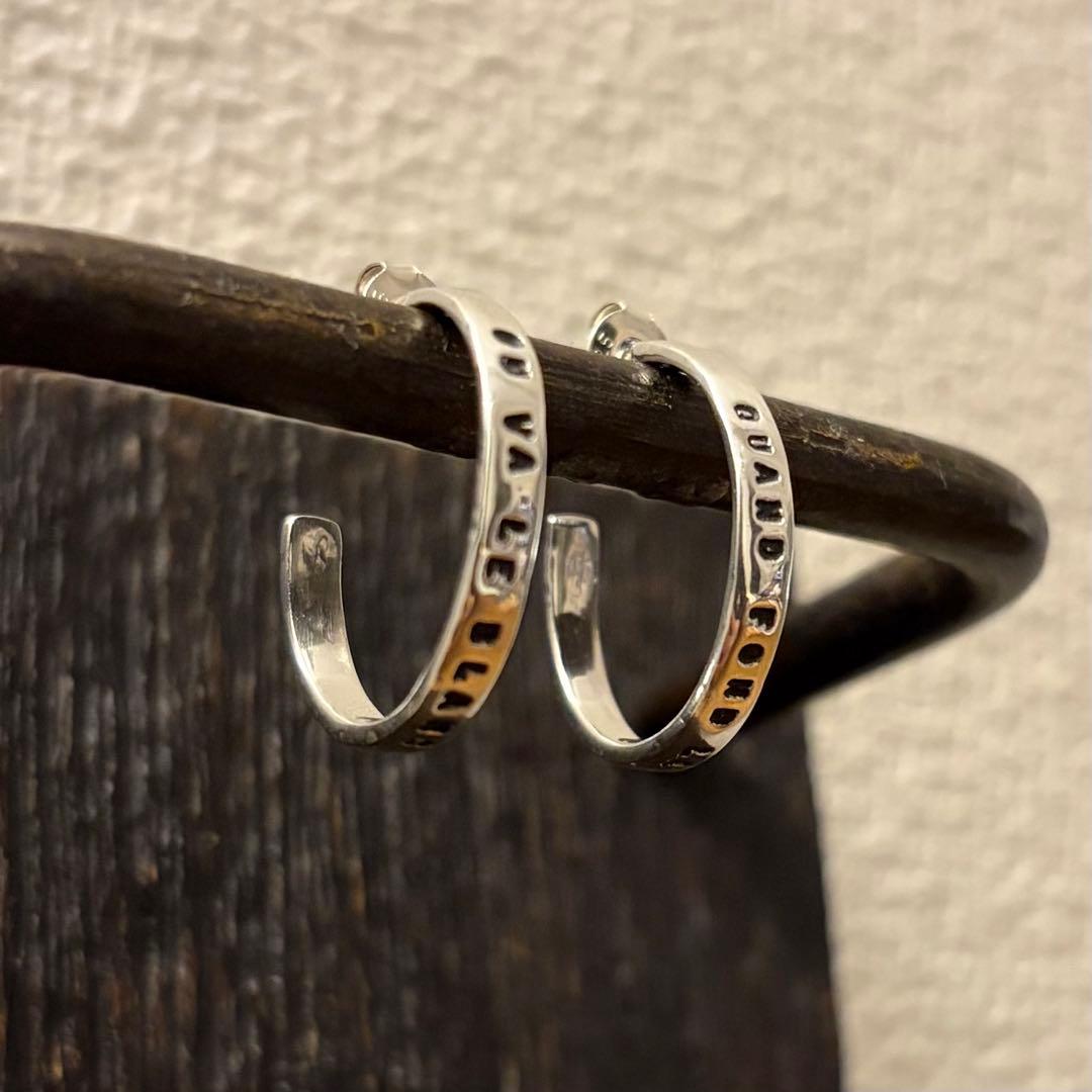 SERGE THORAVAL　雪解け　シルバー　ピアス　両耳用