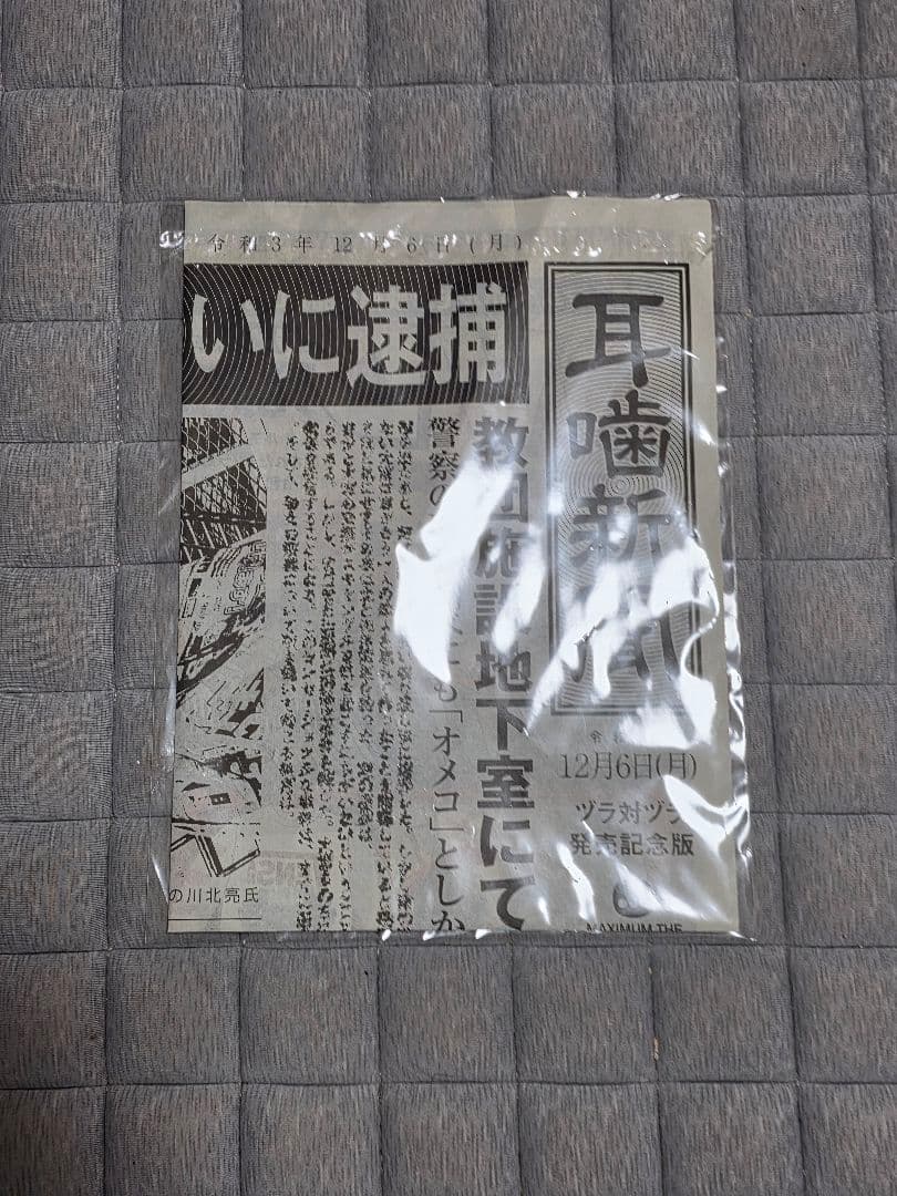 マキシマムザホルモン 耳噛新聞 非売品