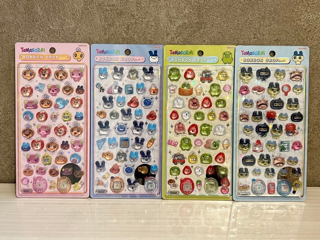 たまごっち　ボンボンドロップシール　４枚セット