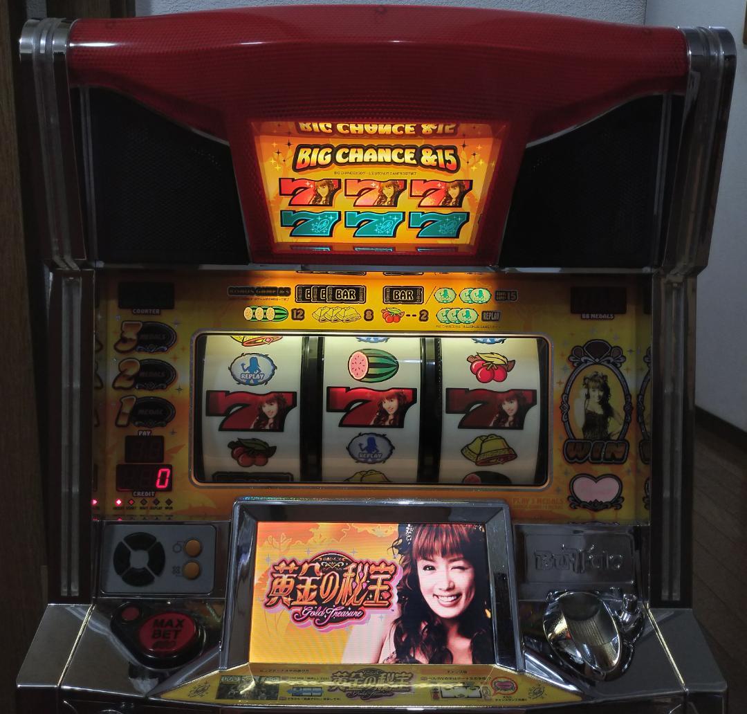 【パチスロ実機】ミズホ★安西ひろこの黄金の秘宝X【不要機付き】４号機・レア