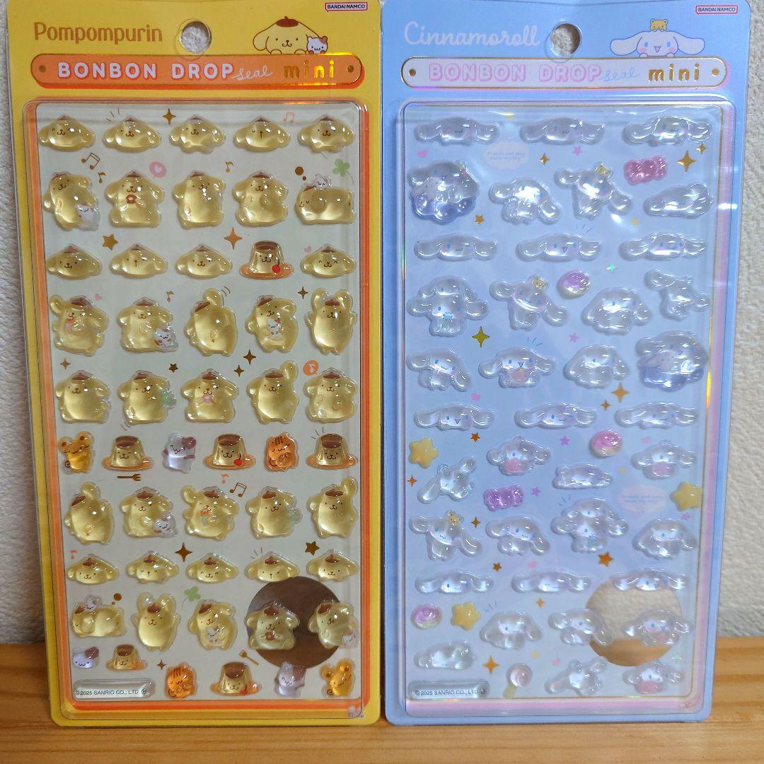 ボンボンドロップシールミニ サンリオ 全8種類セット