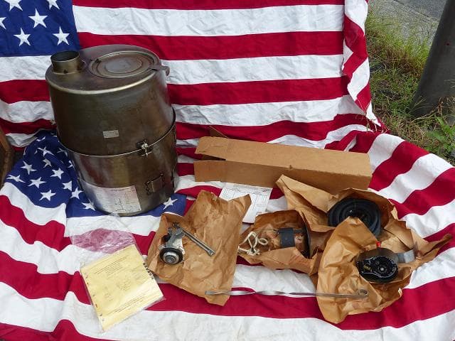 米軍放出品　未使用　H-45 テントストーブ　ヒーター　マルチフューエル