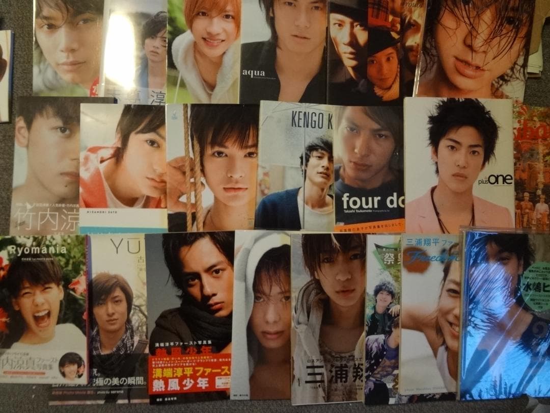 靚仔演員、配音演員、藝人總結寫真集