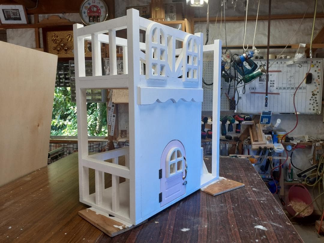 ＃なんでもつくる家具【商品名】わんちゃん・ねこちゃん2階建てハウス