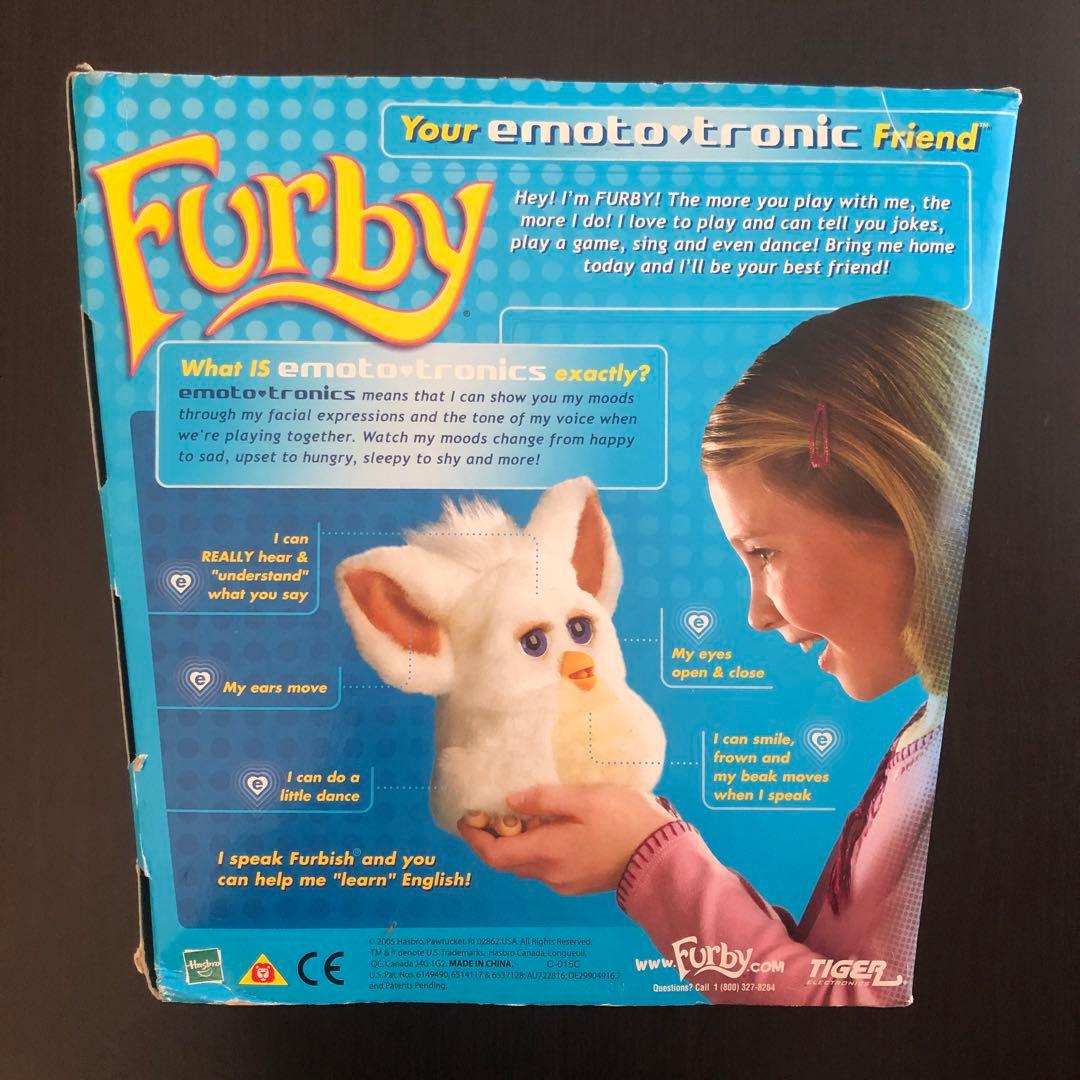 ファービー 2 英語版 2005 シュガースノー ホワイト 海外版 箱 ボックス