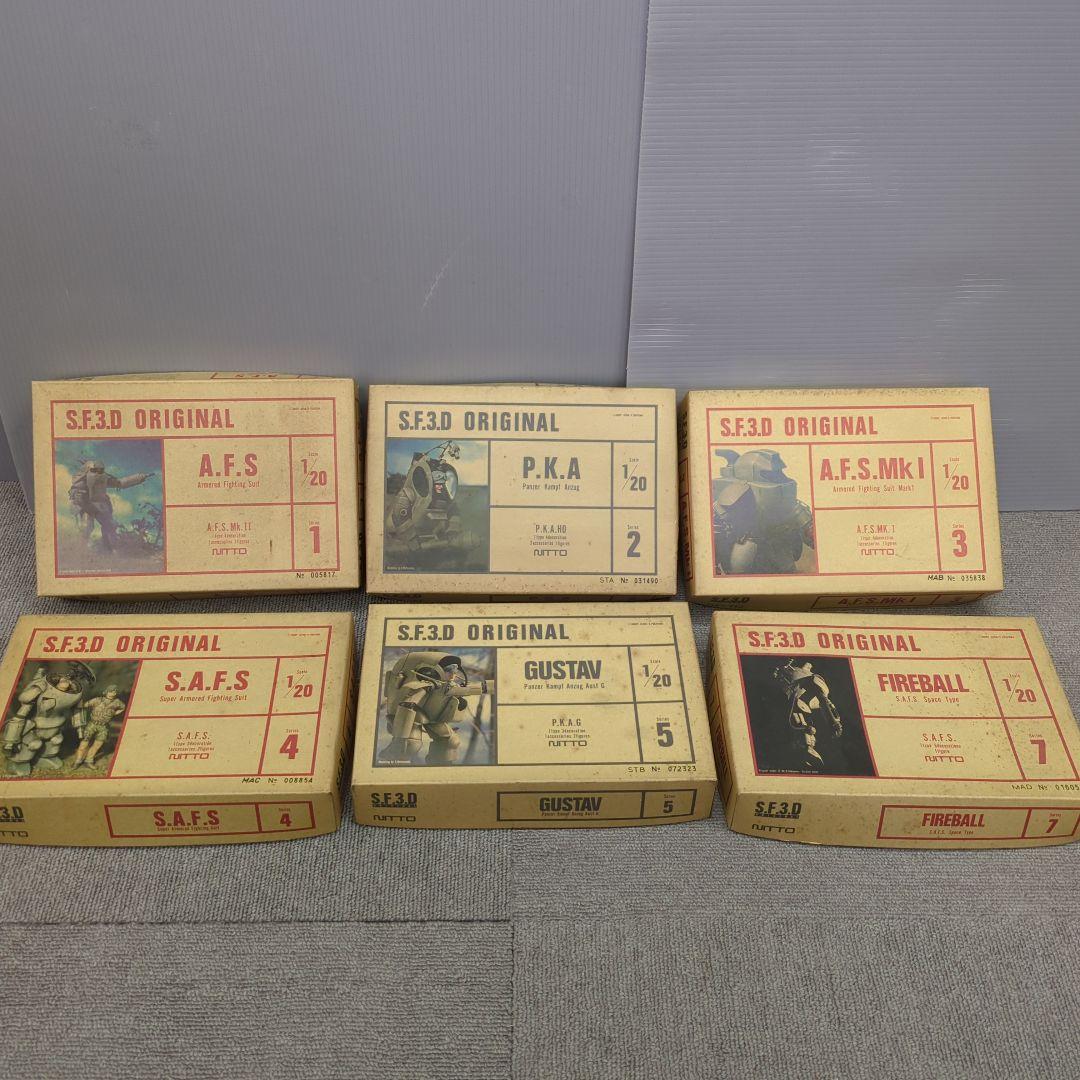 S.F.3.D ORIGINAL ロボット模型 6個セット