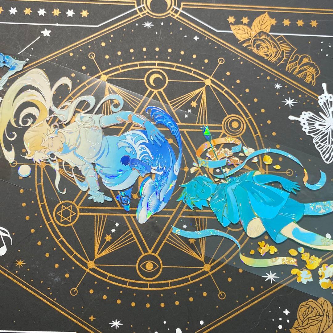 【9282】海外　マステ　中古巻　貝殻光マスキングテープ　人物系