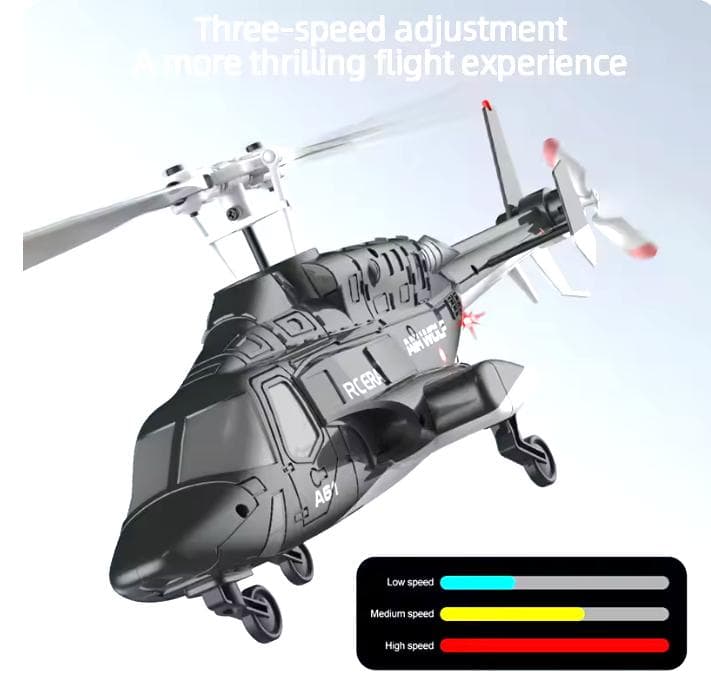 ERA A61 ブラック + レッド ホビーラジコンヘリ