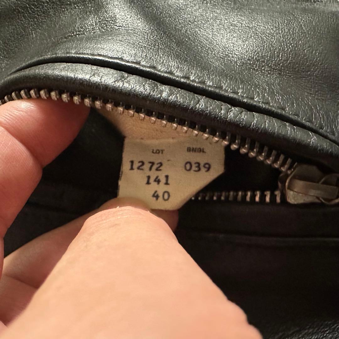 ✨Schott ショット 141 シングルレザーライダースジャケット 黒 40✨