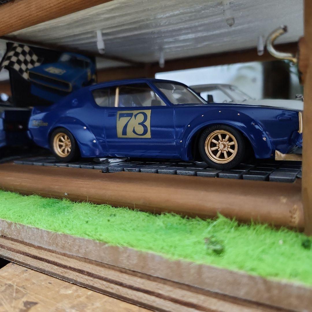 1/24 ケンメリGT-R 幻のGT-R ガレージ　ジオラマ