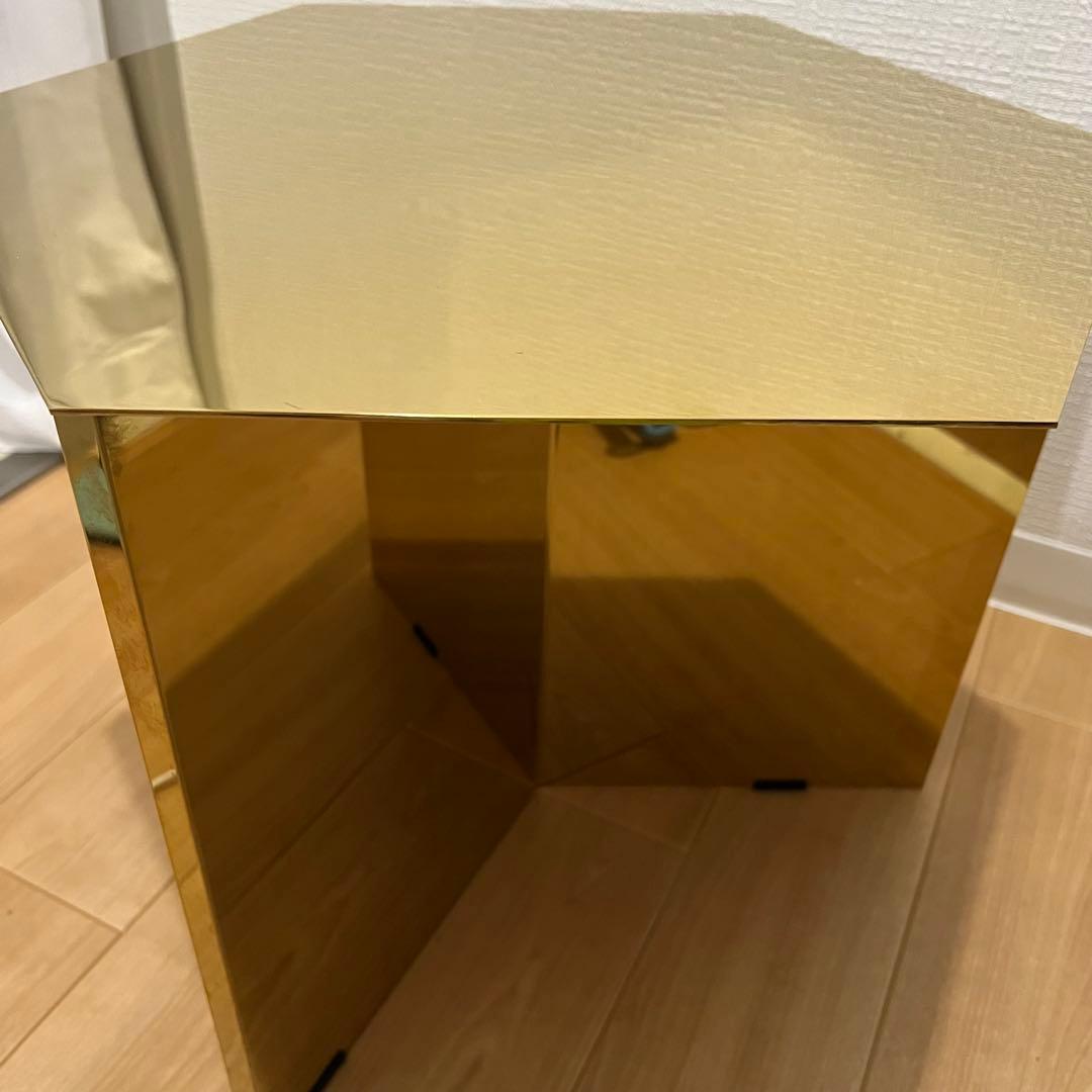 美品！HAY スリットテーブルヘキサゴン 廃盤ミラーテーブルモデル