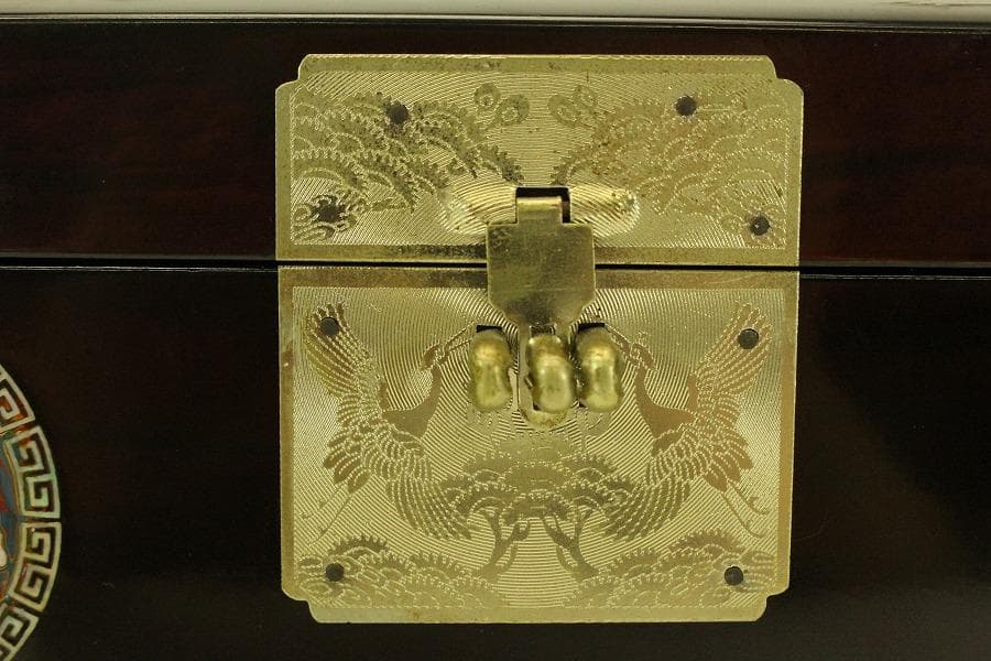 朝鮮 韓国 螺鈿 宝石箱 細密蝶模様(A850)