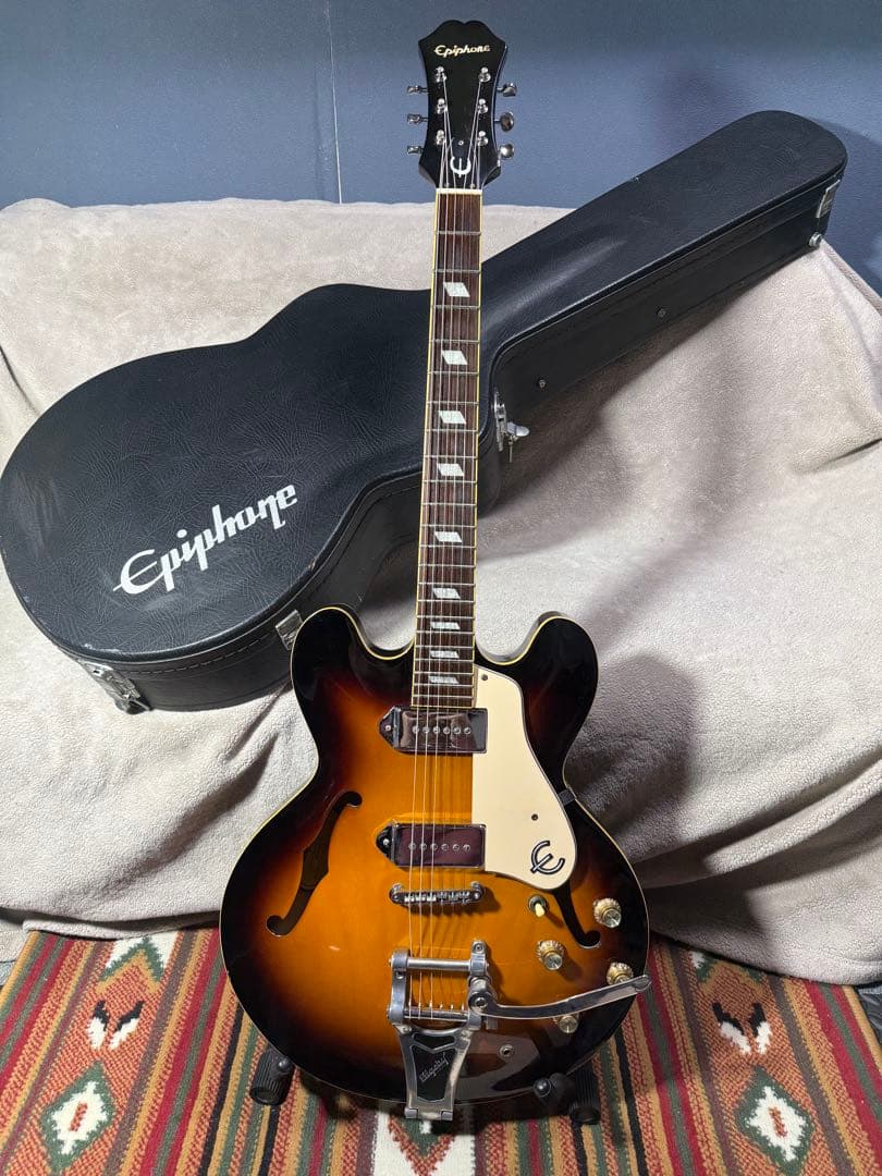 Epiphone エピフォン カジノ Casino ビグスピー　ハードケース付き