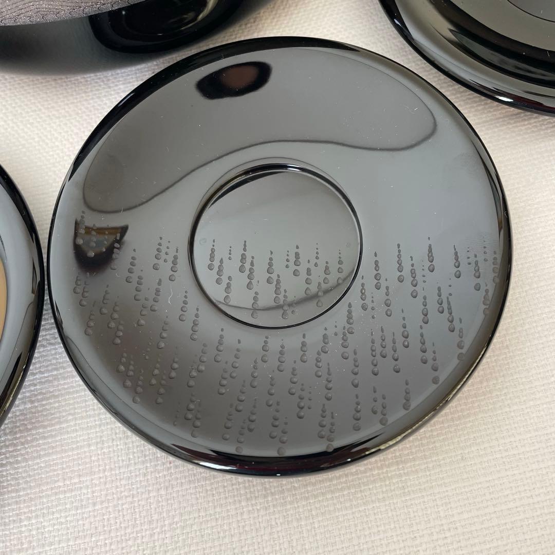 輪島塗 慶塚 菓子鉢、お茶碗・茶托5客組