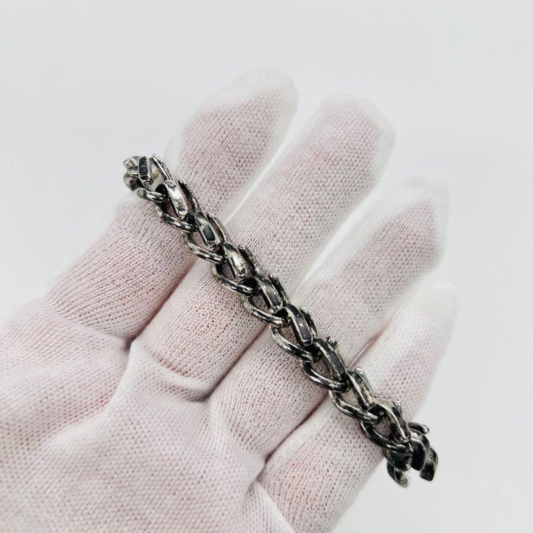 ティファニー　フォージ ミディアムリンク ブレスレット　シルバー 　いぶし仕上げ