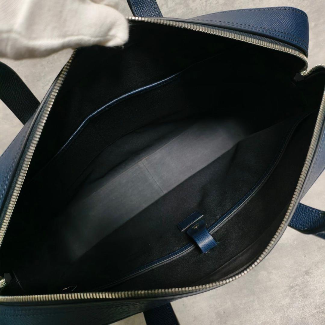 【極美品】dunhill ダンヒル カドガン ブリーフケース ネイビー