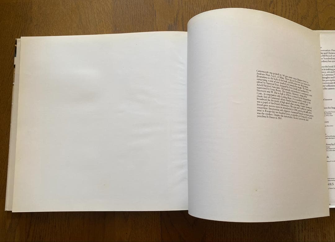 デイヴィッド・ホックニー 「 CAMERAWORKS」大型写真集