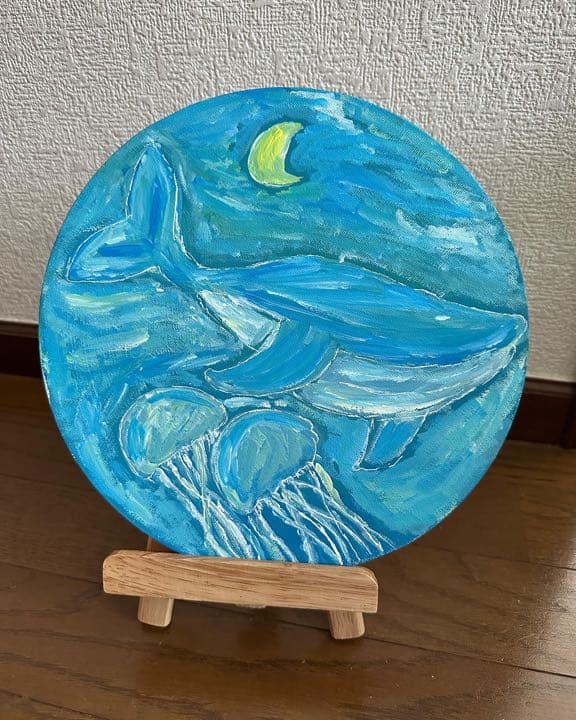 【原画のみ販売】クジラとクラゲ空の大冒険