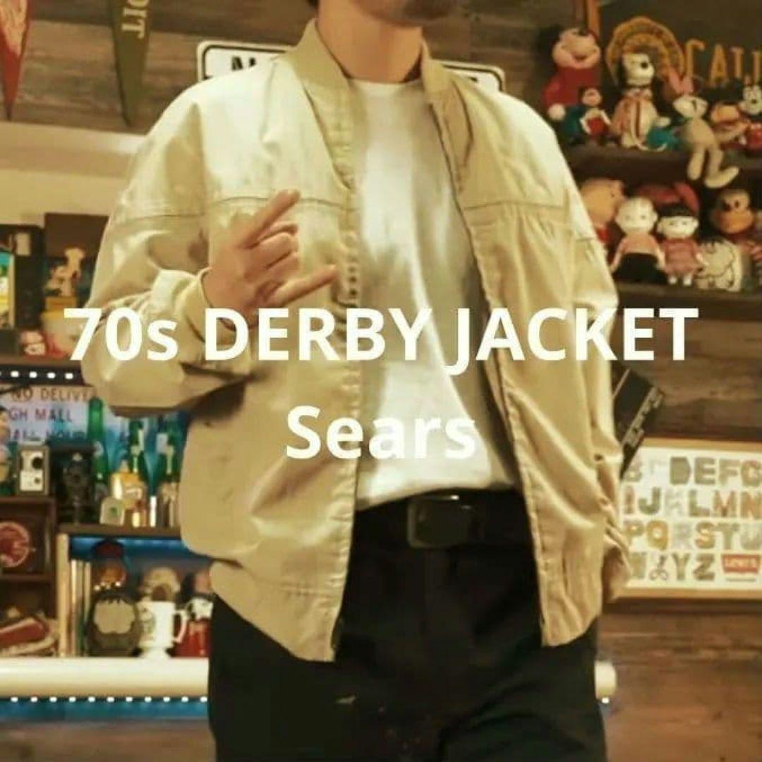 名作70sSearsダービージャケットTALON ZIPミッションディストリクト
