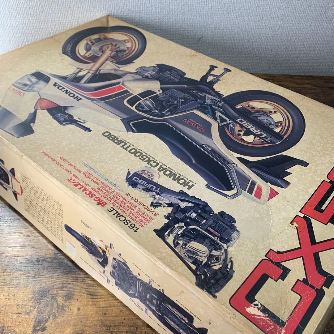 K877⭐︎未組立 タミヤ 1/6 HONDA CX500ターボ '82製 プラモ