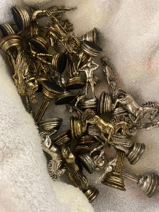 メタル　チェスボード　駒