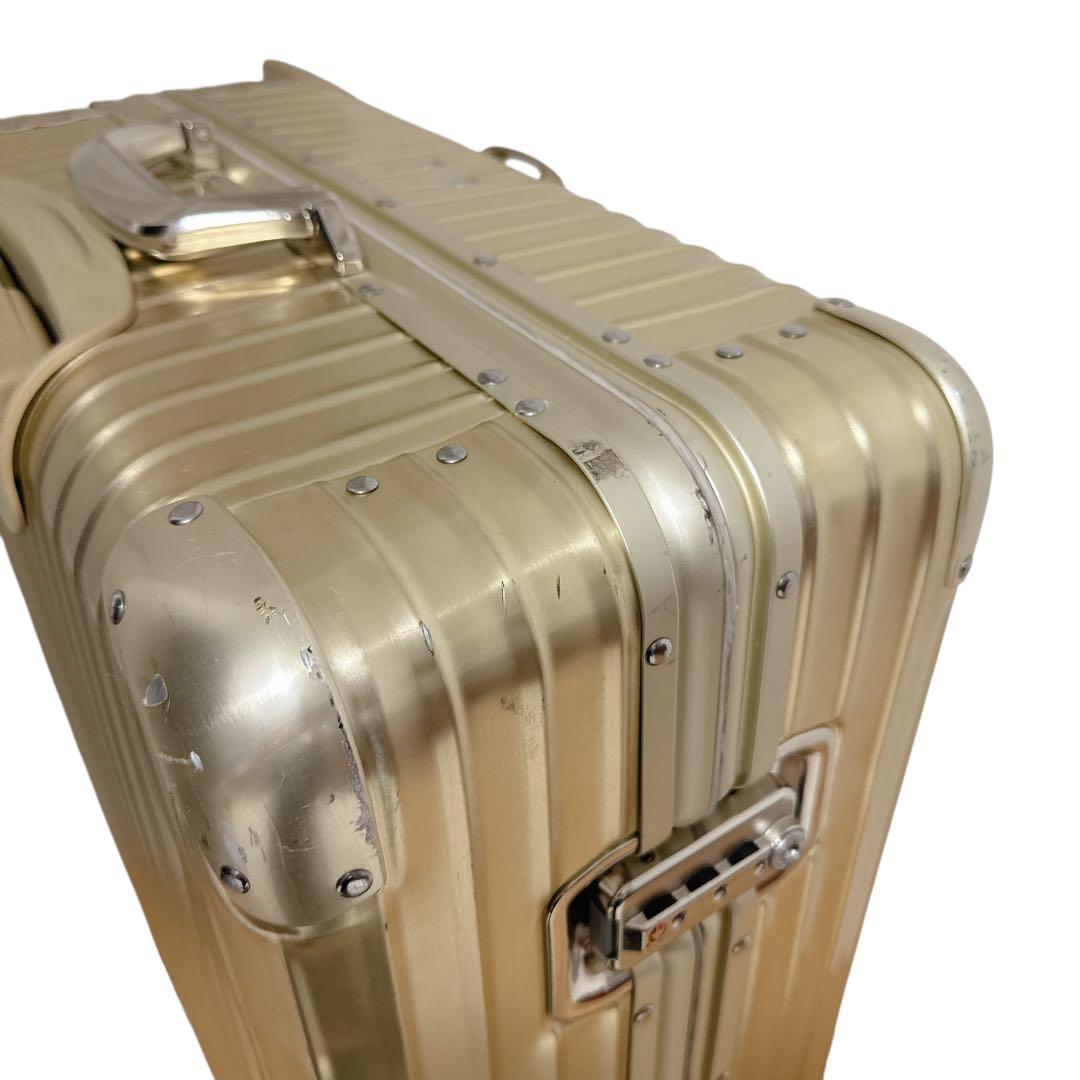 《極希少》リモワ TOPAS Titanium 77L GOLD TSA