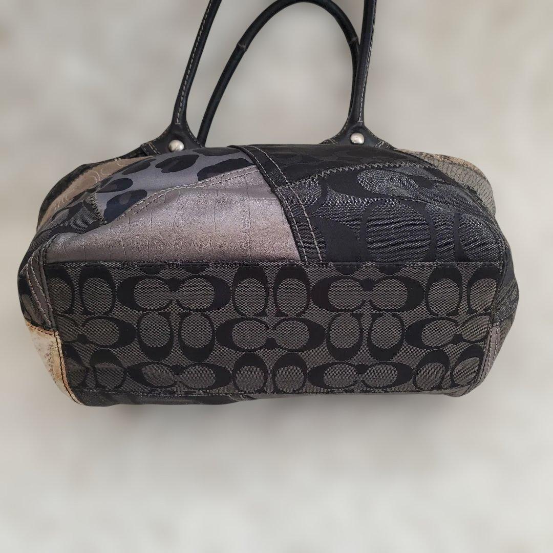 ⭐美品⭐COACH シグネクチャー パッチワーク ショルダーバッグ レザー