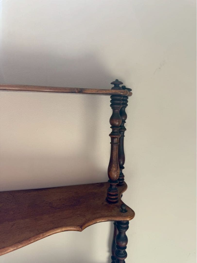 どん【き40】30 フランスアンティーク　ナポレオンシェルフ　棚　蚤の市