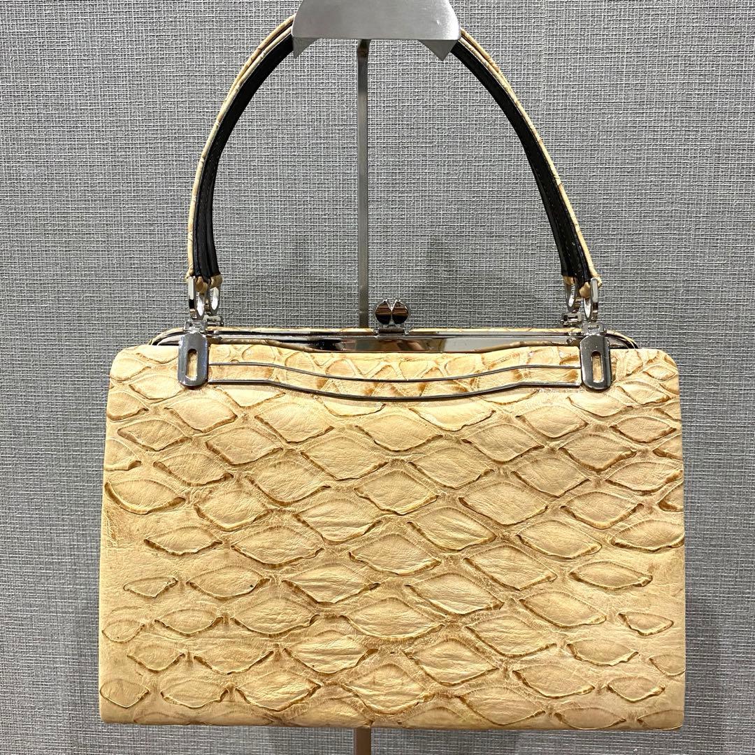 和装用バッグ クリーム色