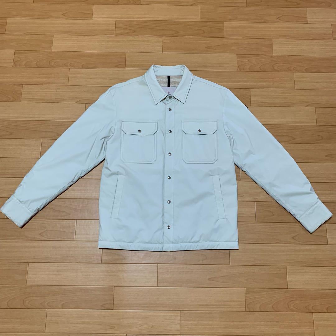 希少　モンクレール　DELLY ライトベージュ　牛革　ダウンジャケット5D121