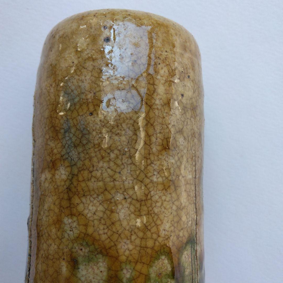 陶芸作品 緑釉の壺