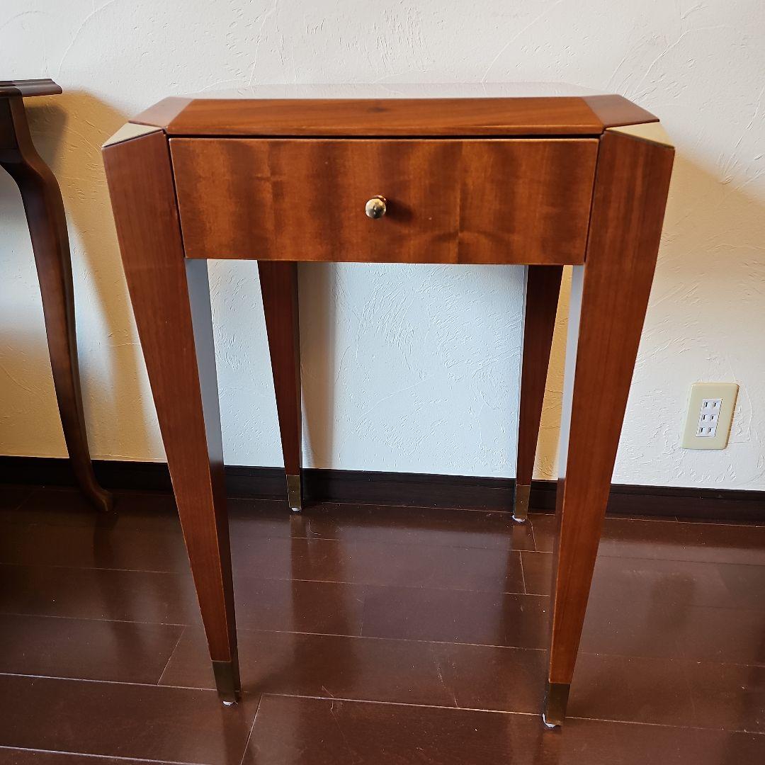 【カリモクドマーニ】 最高峰 フォルザ エンドテーブル ダニエラ材