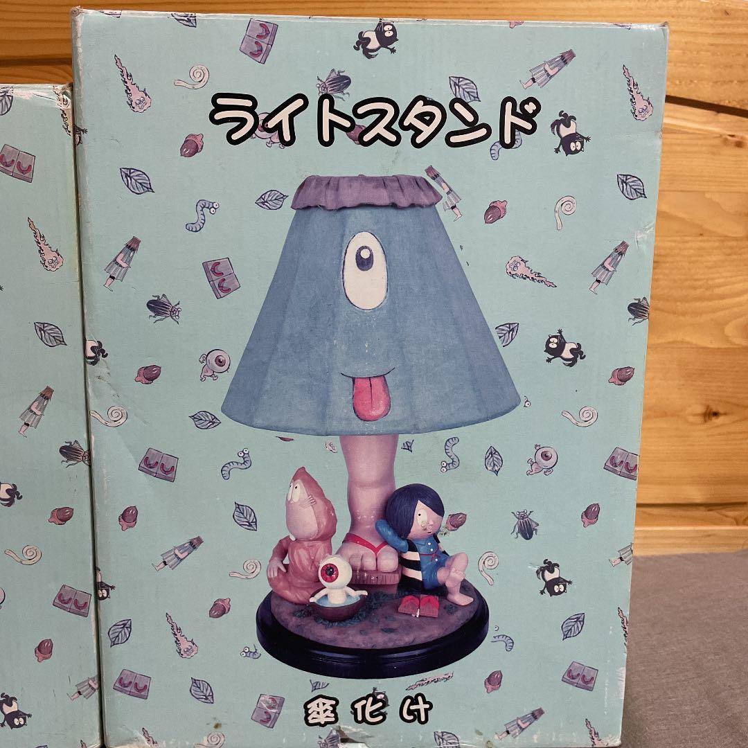 ゲゲゲの鬼太郎 ライトスタンド(切り株、傘化け)