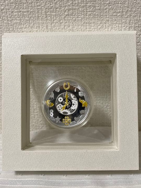 2021年　カメルーン　LUCKY HOURS　時計　幸運　　銀貨