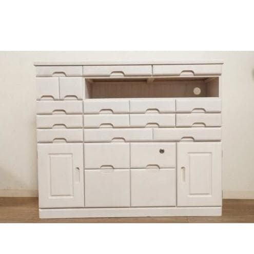 【新品】多段引出し　チェスト　FAX台　鍵付き　アウトレット