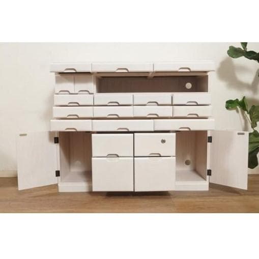 【新品】多段引出し　チェスト　FAX台　鍵付き　アウトレット