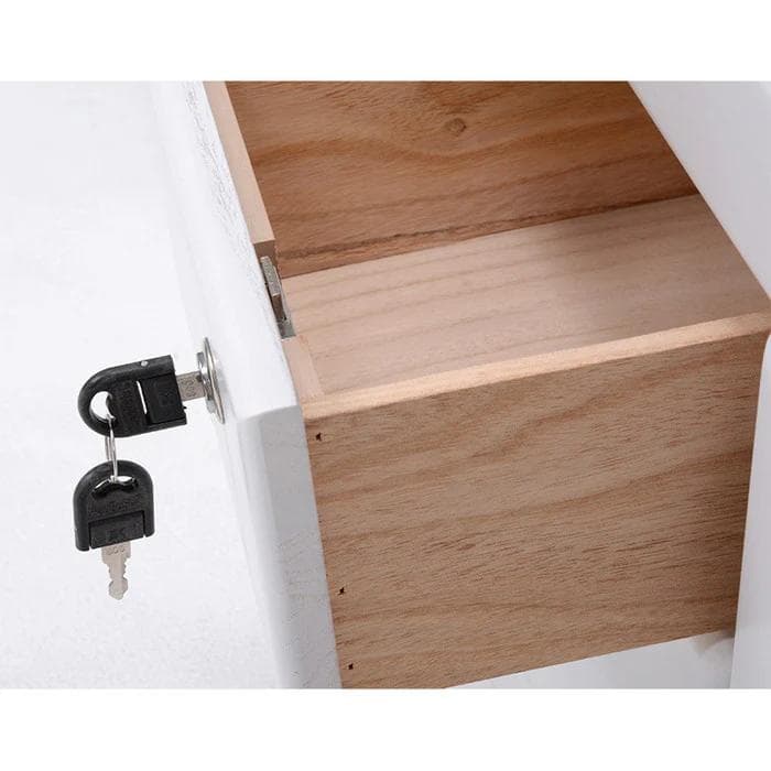 【新品】多段引出し　チェスト　FAX台　鍵付き　アウトレット